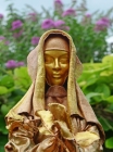 Skulptur : "Frau mit Rose"