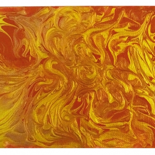 Gemälde: "Feuer - Nr.4"