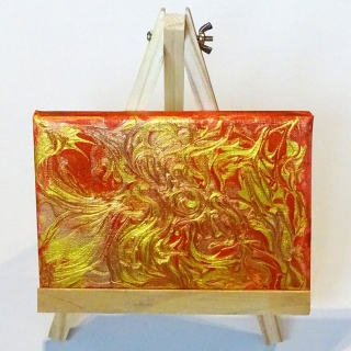 Gemälde: "Feuer - Nr.4"