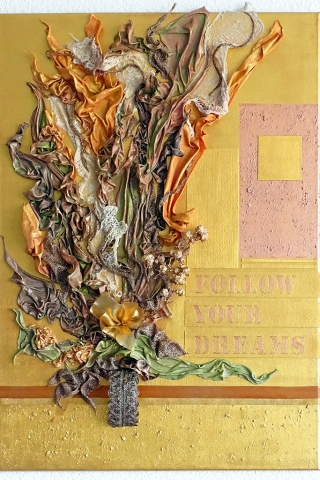Gemälde / Mixed Media: "Follow your dreams"