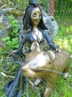 Skulptur: "Die Kämpferin"