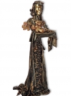Skulptur: "Die Rosenträgerin"