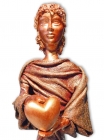 Skulptur: "Herzdame"
