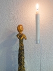 Religiöse Skulptur: "Die betende Frau"